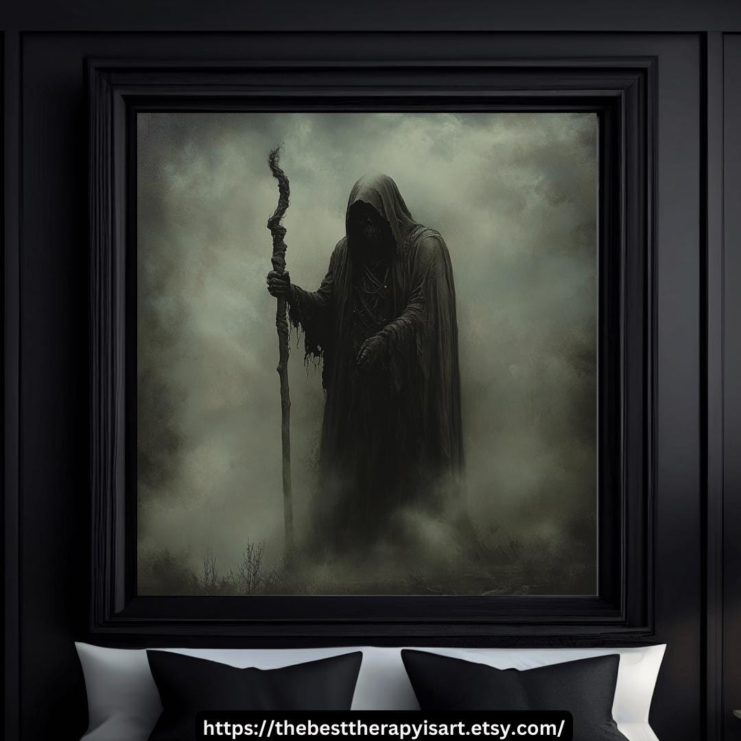 25 Sepia Horror Digital Art, Large Square Halloween Artwork, 25 Scary Images, Spooky Bat Decor, Creepy Wall Art, Haunted House Design