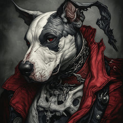 100 Horror Hell Dog Cat Dinosaur Skeleton Vampire Skull Satan Mummy Digital Images, Large Square Art Prints, Creepy Poster