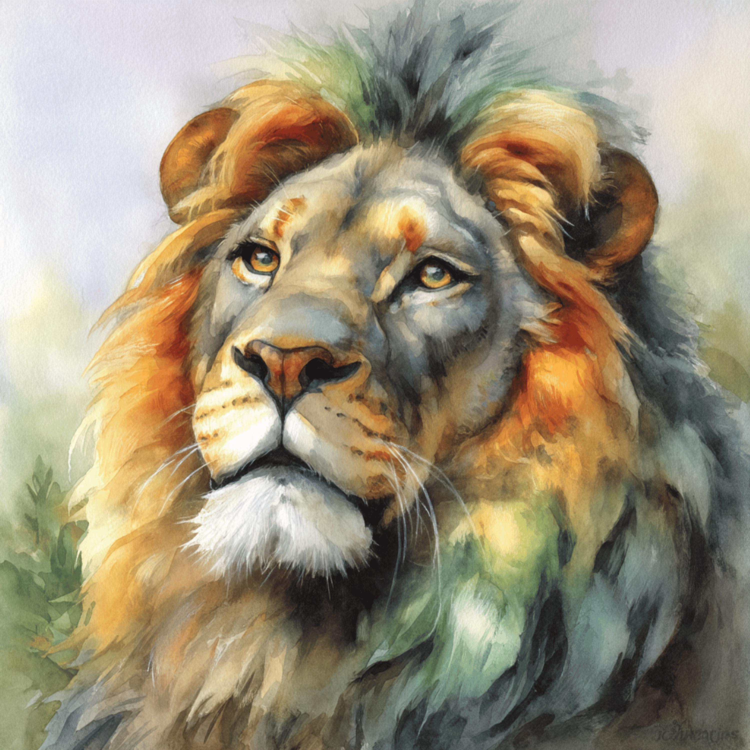 16 Watercolor Lion Family Clipart | Baby Lion Cub Mum Dad Art | POD Sublimation Prints | DIY Nursery Jungle Wall Art | Instant Download