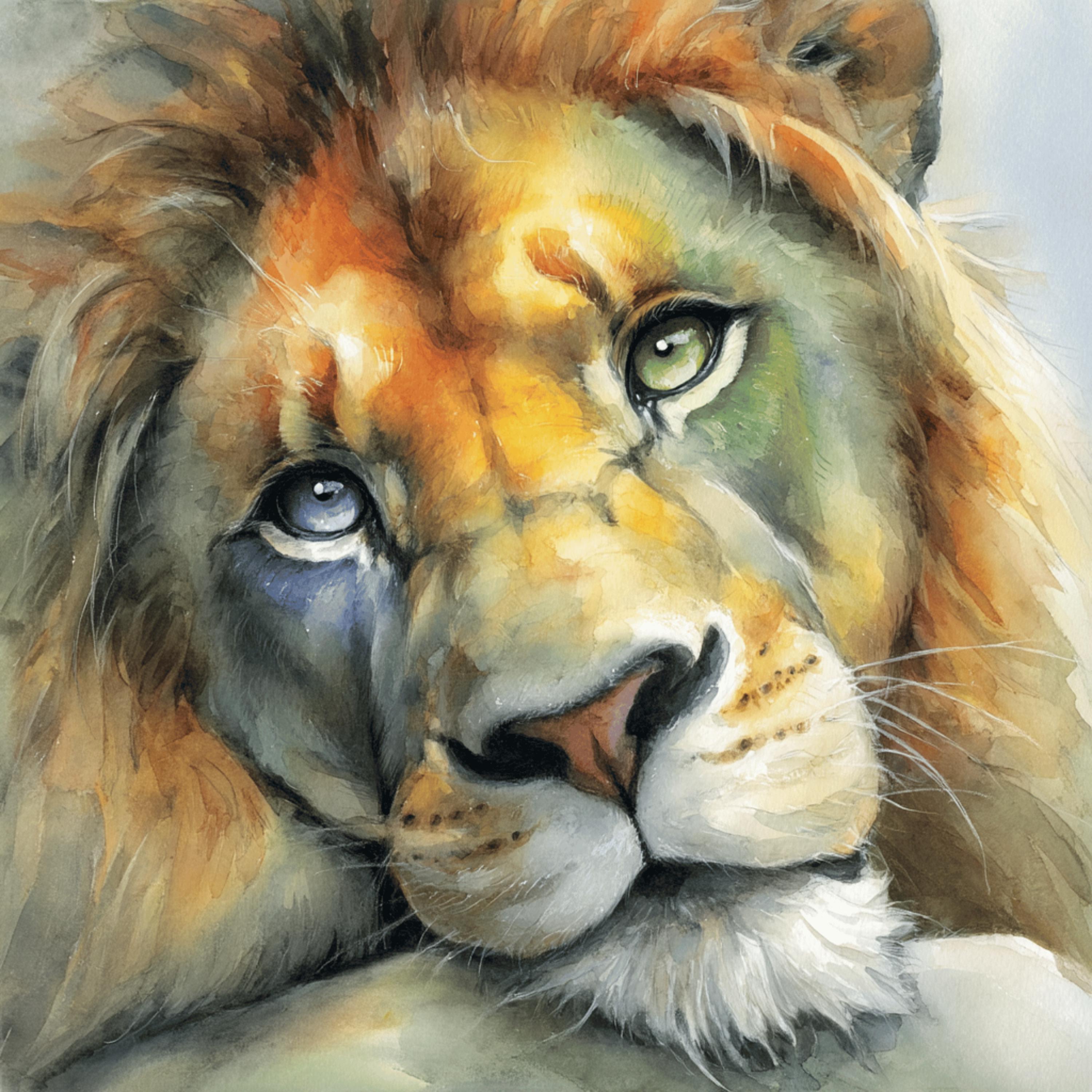 16 Watercolor Lion Family Clipart | Baby Lion Cub Mum Dad Art | POD Sublimation Prints | DIY Nursery Jungle Wall Art | Instant Download