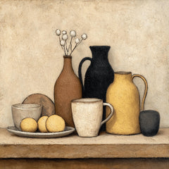 11 Neutral Beige Still Life Wall Art for DIY Home Decor, Rustic Kitchen Printables, Craft Projects, POD, Gifts and Cozy Room Styling