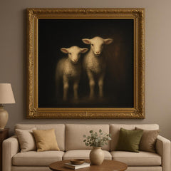 12 Farm Animal Portraits for DIY Wall Art – Rustic Cow Pig Sheep Rooster Art Prints for Crafters, POD, Gifts and Home Decor