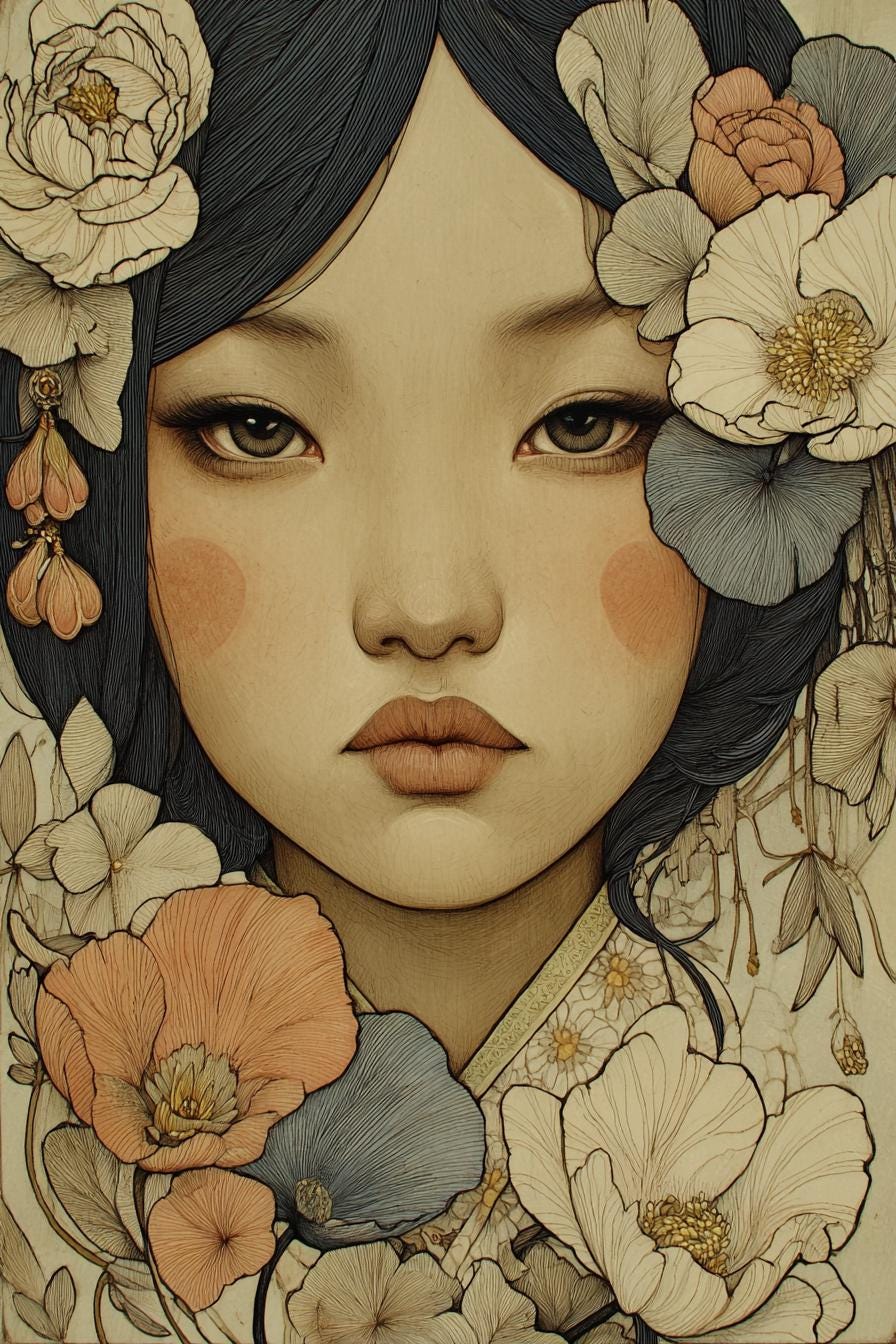 15 2x3 Ratio Digital Art Prints for DIY Gallery Wall Art Female Portraits Still Life and Landscapes for Sublimation, Crafters