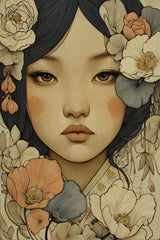 15 2x3 Ratio Digital Art Prints for DIY Gallery Wall Art Female Portraits Still Life and Landscapes for Sublimation, Crafters