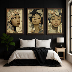 15 2x3 Ratio Digital Art Prints for DIY Gallery Wall Art Female Portraits Still Life and Landscapes for Sublimation, Crafters