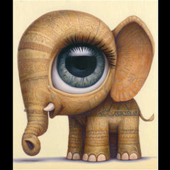 30 Printable Nursery Wall Art, Cute Animal Digital Art, Big Eye Animal Prints DIY Animal Decor for Kids Room, Playroom or Nursery Surrealism
