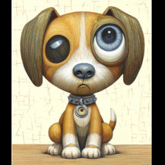 30 Printable Nursery Wall Art, Cute Animal Digital Art, Big Eye Animal Prints DIY Animal Decor for Kids Room, Playroom or Nursery Surrealism