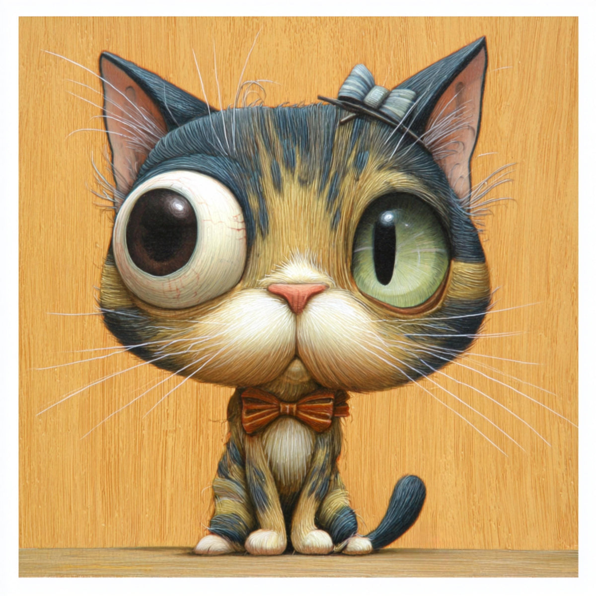30 Printable Nursery Wall Art, Cute Animal Digital Art, Big Eye Animal Prints DIY Animal Decor for Kids Room, Playroom or Nursery Surrealism