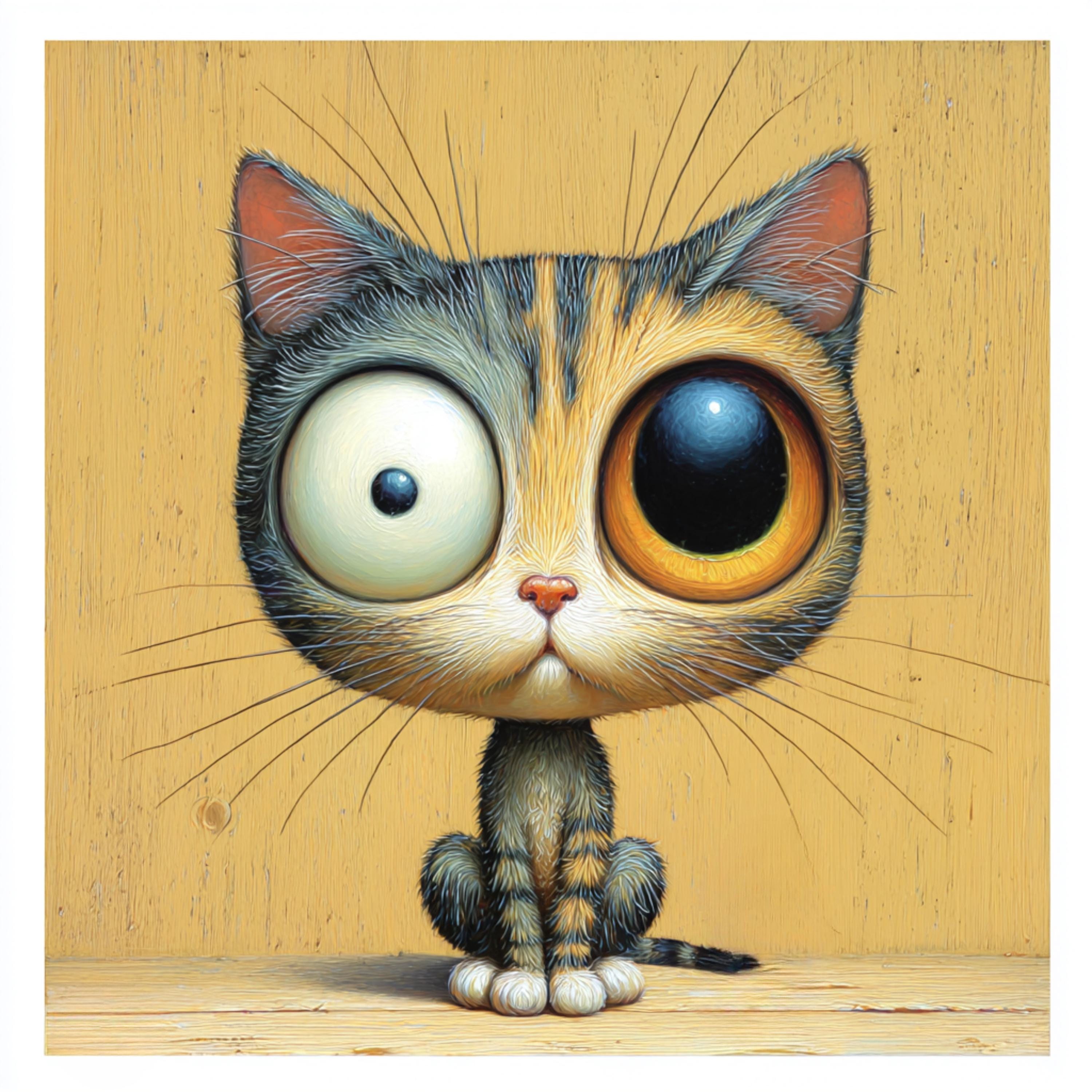30 Printable Nursery Wall Art, Cute Animal Digital Art, Big Eye Animal Prints DIY Animal Decor for Kids Room, Playroom or Nursery Surrealism