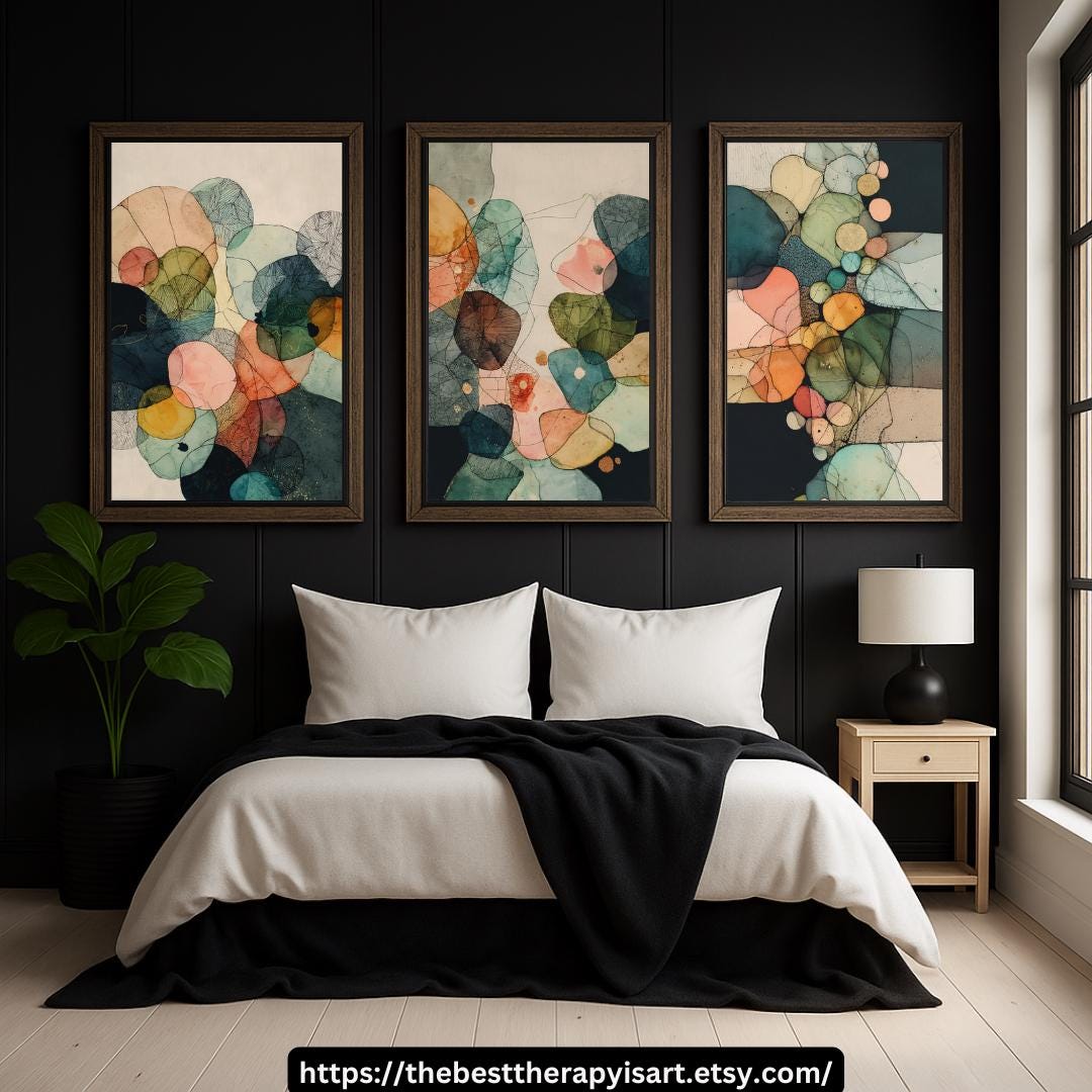 11 Teal Abstract Wall Art for DIY Decor, 2:3 Ratio Digital Prints for Sublimation, POD Projects, Modern Boho Home Art, Downloadable Gift