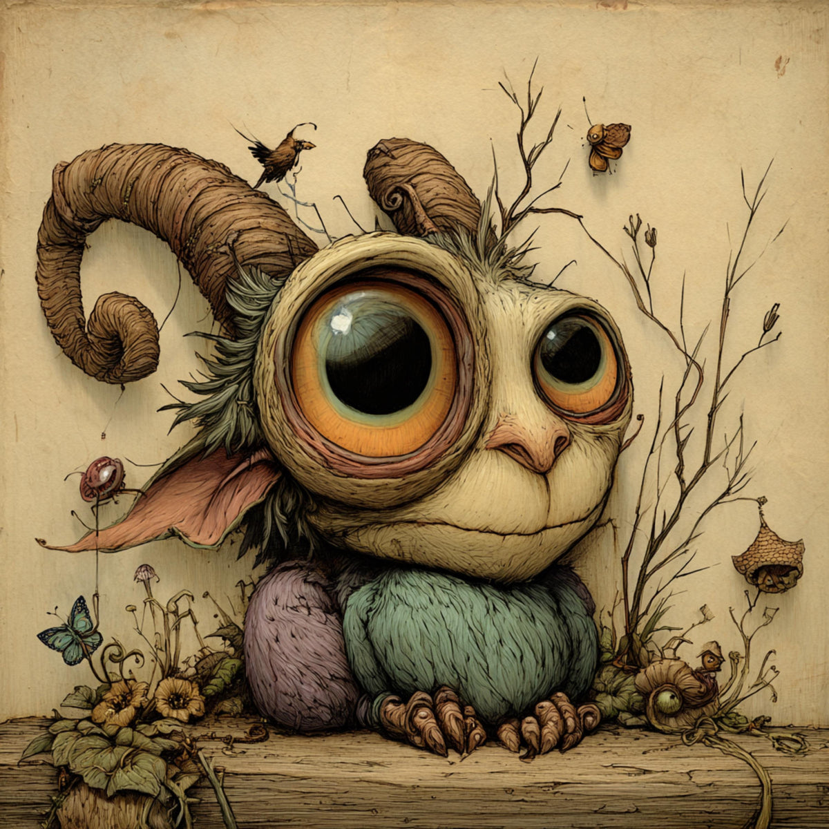 15 Whimsical Fantasy Creatures for DIY Wall Art, Cute Printable Nursery Art, Sublimation for POD Crafters, Giftable Monster Decor