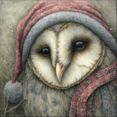 15 Christmas Owl Wall Art, Cozy Woodland Owl Digital Prints for DIY Holiday Decor, Winter Sublimation Crafts & Festive Printable Gifts
